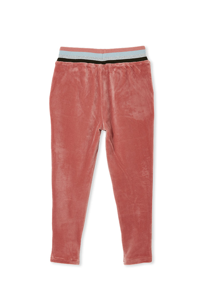 VELOUR TIPPING TRACK PANT