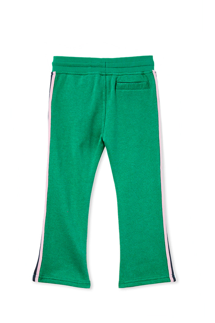 Green Sporty Track Pant